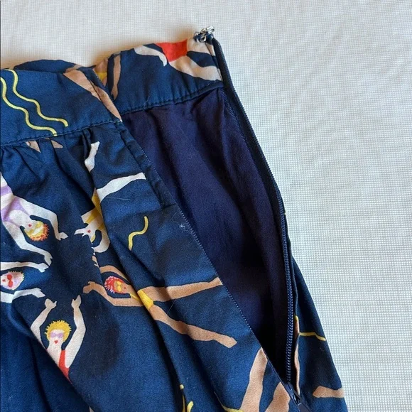 ModCloth Women's Synchronized Swimmers 100% Cotton Skirt with Pockets - Picture 5 of 14